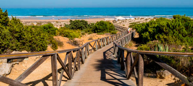 La Barrosa beach