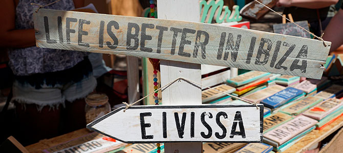 Hippy street markets in Ibiza