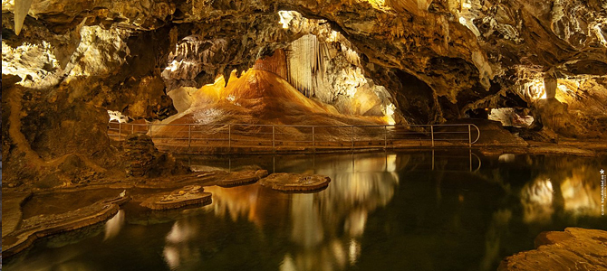 Interior of the Gruta de las Maravillas (Cave of Wonders)