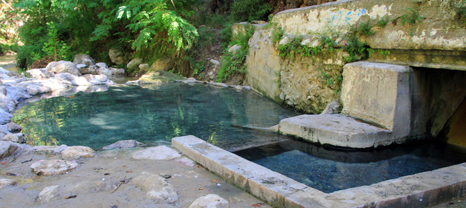 Natural thermal pools