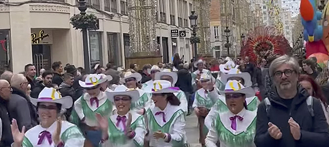 Pasacalles en el Carnaval de Málaga